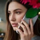 Dėklas 3mk Smoke MagCase, skirtas iPhone 17 Pro Max, baltai permatomas