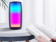 Belaidis Bluetooth garsiakalbis su RGB apšvietimu ir FM radiju, juodas