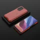 Dėklas Xiaomi Poco F3 / Redmi K40 / K40 Pro, Honeycomb su TPU, raudonas