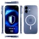 Apple iPhone 16 6.1\" 3MK MagCase Clear Case Cover, Transparent