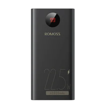 Išorinė baterija Romoss PEA40PF 40000mAh, 22.5W, juoda