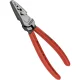 Laidų antgalių užspaudimo rinkinys KNIPEX 97 90 06 su replėmis ir antgaliais