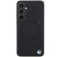 BMW Samsung Galaxy S24 Plus Case Signature Leather MagSafe, Black
