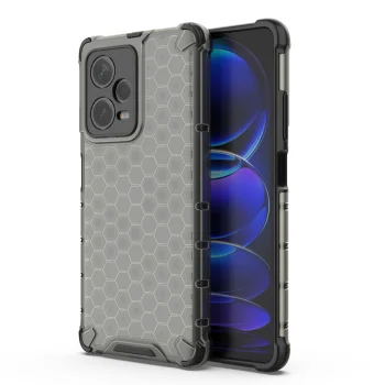 Dėklas Xiaomi Redmi Note 12 Pro+ Honeycomb hibridinis apsauginis, juodas