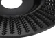 Medienos šlifavimo diskas kampiniam šlifuokliui, plokščias, 125 x 25 mm, juodas