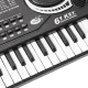Vaikiškas sintezatorius su mikrofonu 139414, 61 klavišo