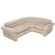 Pripučiama kampinė sofa Intex 132896, 4 vietų, 257x203x76 cm, smėlio spalvos