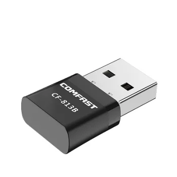Wi-Fi ir Bluetooth 4.2 USB adapteris, 650Mbps, 2.4GHz / 5GHz, juodas