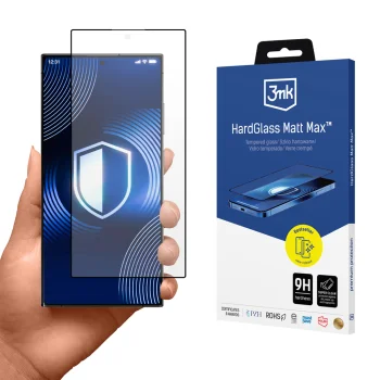 Matinis apsauginis stiklas 3mk HardGlass Matt Max - Samsung Galaxy S24 Ultra