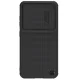 Apsauginis dėklas Nillkin Textured S Case telefonui Samsung Galaxy S23+ su kameros dangteliu, juodas