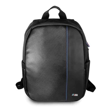 BMW Carbon Navy Stripe kuprinė 16" nešiojamam kompiuteriui, juoda