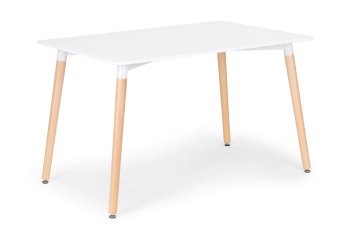 Modernhome KJSDT-01-120X60 valgomojo stalas 120x60 cm, matinė balta