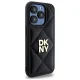 DKNY Quilted Stack Logo dėklas, skirtas iPhone 15 Pro, juodas