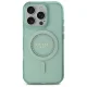 Guess dėklas iPhone 16 Pro telefonui IML Rhinestones MagSafe, žalias