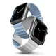 Uniq Revix dirželis Apple Watch 42/44/45/49mm, baltas ir mėlynas