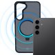 3Mk Protection Smoke Case Mag&Stand for Samsung Galaxy S24+ Black