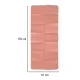 Foldable Yoga Fitness Exercise Mat with Carrying Bag, 183x61x0,4 cm, Pink