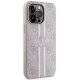 Guess dėklas iPhone 13 / 13 Pro 4G Printed Stripes MagSafe, rožinis