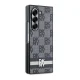 DKNY dėklas Samsung Galaxy Z Fold 6 Checkered Pattern Printed Stripes, juodas