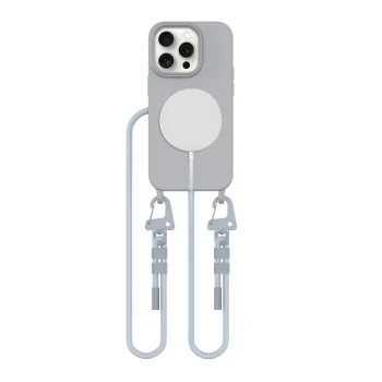 Tech-Protect iPhone 14 Pro dėklas MagNecklace MagSafe, pilkas