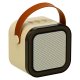 Karaoke Set with Bluetooth Speaker and 2 Microphones, Beige
