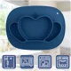 Ricokids Silicone Baby Plate with Lid, Crown Shape