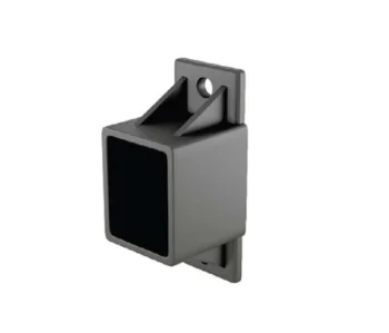 Horizontalaus profilio PVC laikiklis 20x40 mm, juodas