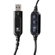 Logitech 960 laidinės ausinės su mikrofonu USB, juodos