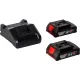 Akumuliatorinis gręžtuvas-suktuvas Bosch GSR 18V-65 Combo Kit, 18 V