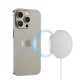 Tech-Protect QI15W-A30 MagSafe Inductive Charger with USB-C Cable - Silver
