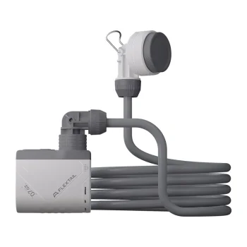 Flextail Tiny Shower-W Portable Shower with Pump, White