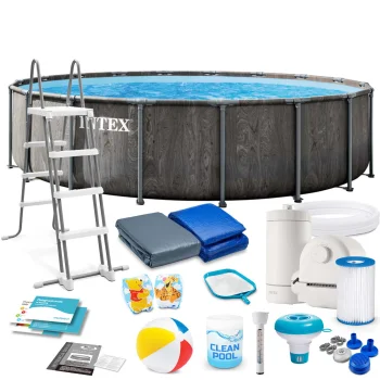Intex 26744ND Frame Pool 549 x 122 cm with Filter Pump and Accessories