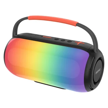 Dudao Y21 belaidis garsiakalbis su RGB apšvietimu, Bluetooth 5.3, juodas