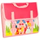 Montessori Sensory Busy Board Backpack, Pink