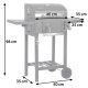 Anglinis kepsninė Berdsen BD-892 BBQChef, antracito spalvos