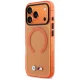 BMW M IML Metal Logos MagSafe dėklas, skirtas iPhone 17 Pro Max, Pro Orange