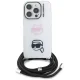 Karl Lagerfeld IML Crossbody Karl&Choupette dėklas iPhone 16 Pro Max - Baltas