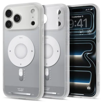 Spigen Ultra Hybrid MagSafe dėklas telefonui iPhone 18 Pro Max / 17 Pro Max, sidabrinis