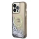 Karl Lagerfeld Liquid Glitter RSG dėklas, skirtas iPhone 14 Pro Max, juodas