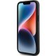 Guess dėklas iPhone 15 Plus telefonui Saffiano MagSafe, juodas