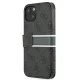Guess 4G Stripe atverčiamasis dėklas iPhone 13 mini, pilkas