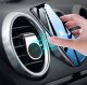 Universalus magnetinis telefono laikiklis automobilio vėdinimo grotelėms, juodas