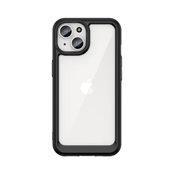 Reinforced Case for iPhone 15 Plus Outer Space Case, Black