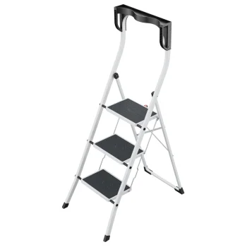 Hailo K75 ComfortLine 3 pakopų sulankstomos kopėčios