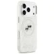 Karl Lagerfeld IML Glitter Karl&Choupette Heads Logo MagSafe Phone Case Cover iPhone 17 Pro Max - Gray