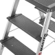 Hailo Master D70 dvipusis sulankstomas pakopų suolelis, 2x3 pakopos