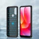 Lankstus dėklas Motorola Moto G Power 2022 Carbon Case, juodas