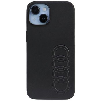Audi dėklas iš sintetinės odos, skirtas Apple iPhone 14, juodas