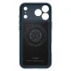 Spigen Thin Fit Mag dėklas, skirtas iPhone 17 Pro Max (Metal Slate)