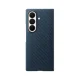 Samsung Galaxy Z Fold 8 Ultra dėklas Carbon Magnet Case su 2 plėvelėmis, mėlynas